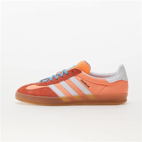 adidas schoenen blauw wit oranje|adidas Gazelle Schoenen online kopen .